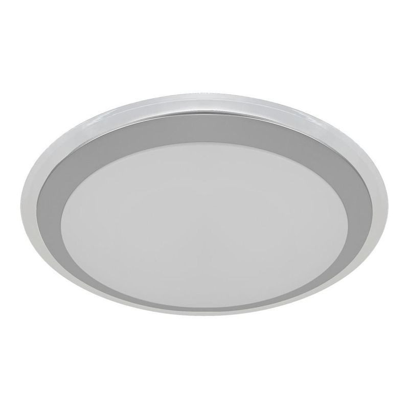 Lampara de techo tipo plafón Silvanya 3CCT 36W color blanco Mil luces