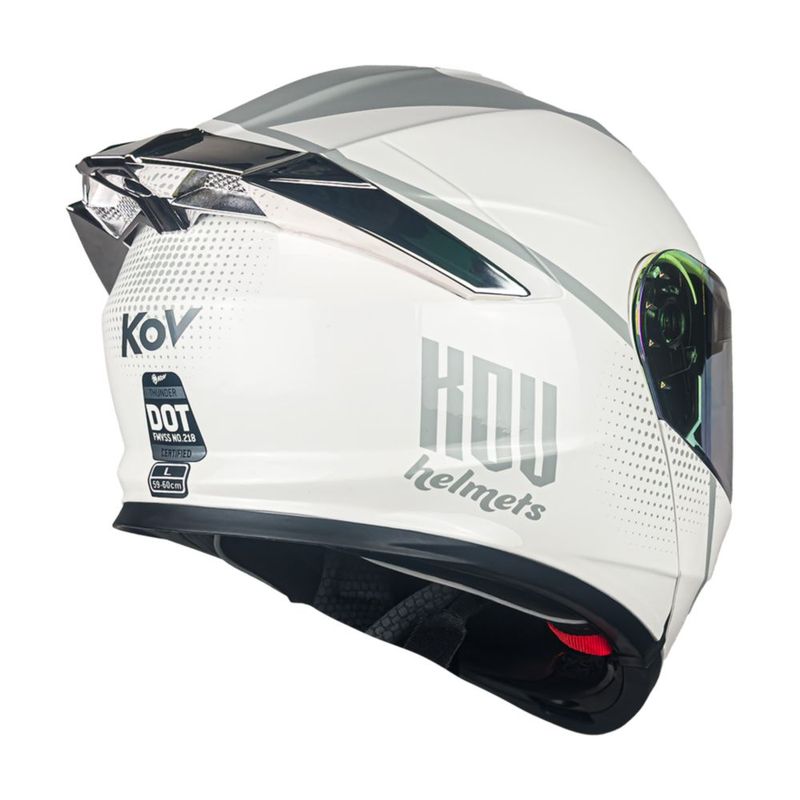 Casco Thunder Waves Blanco EEG Blanco