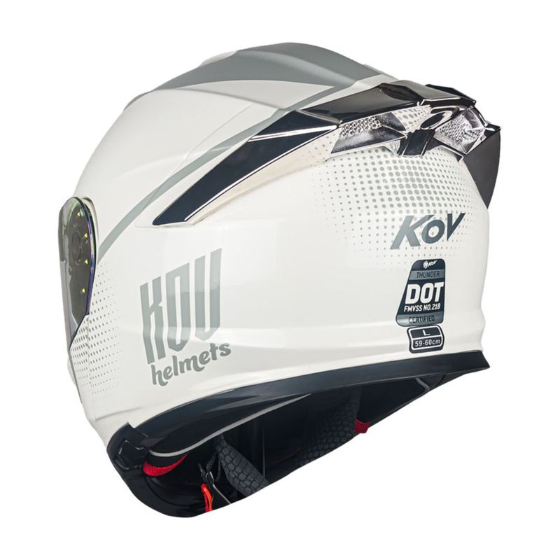 Casco Thunder Waves Blanco EEG Blanco
