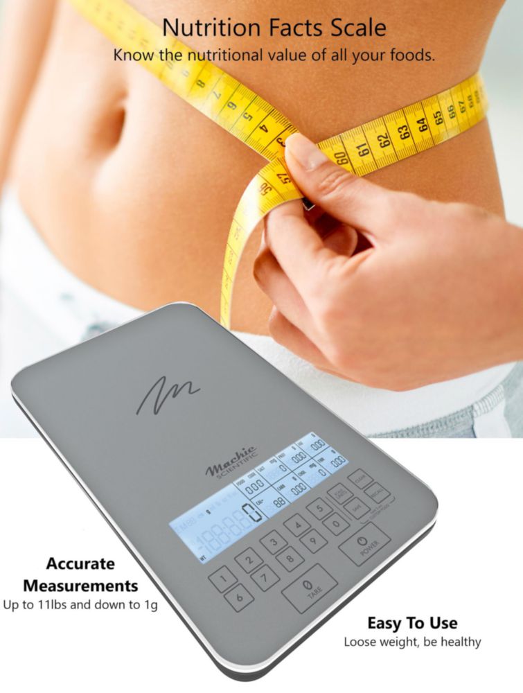 Báscula de alimentos NUTRA TRACK 5 kg Calculadora nutricional
