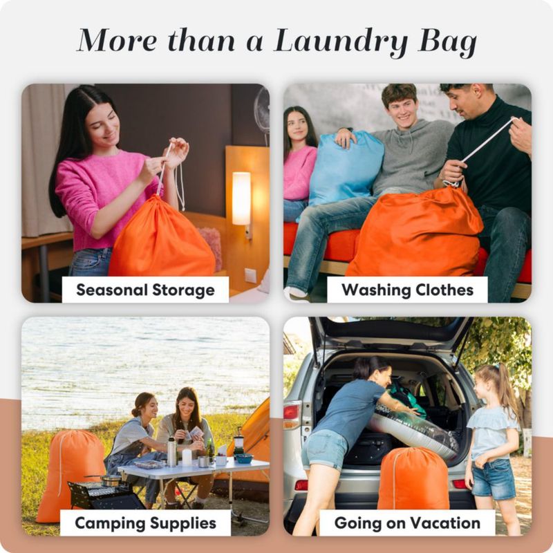 Bolsa de lavandería XL Handy Laundry 56 cm x 81 cm Naranja
