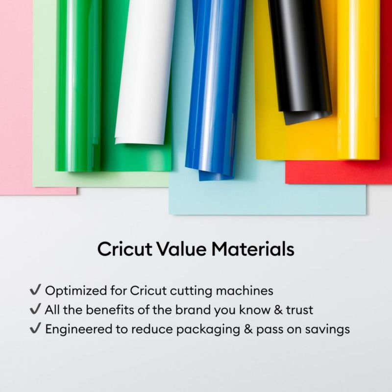 Vinilo termoadhesivo Cricut 305 cm × 15 m Magenta Value