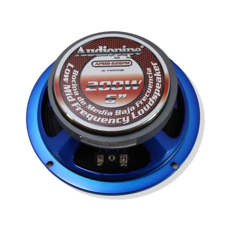 Parlantes Audiopipe APMB-628PM 15 cm 100 W RMS 4 Ω