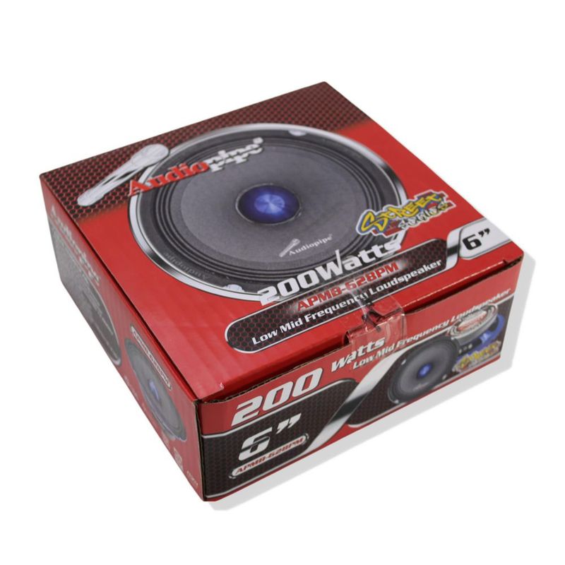 Parlantes Audiopipe APMB-628PM 15 cm 100 W RMS 4 Ω