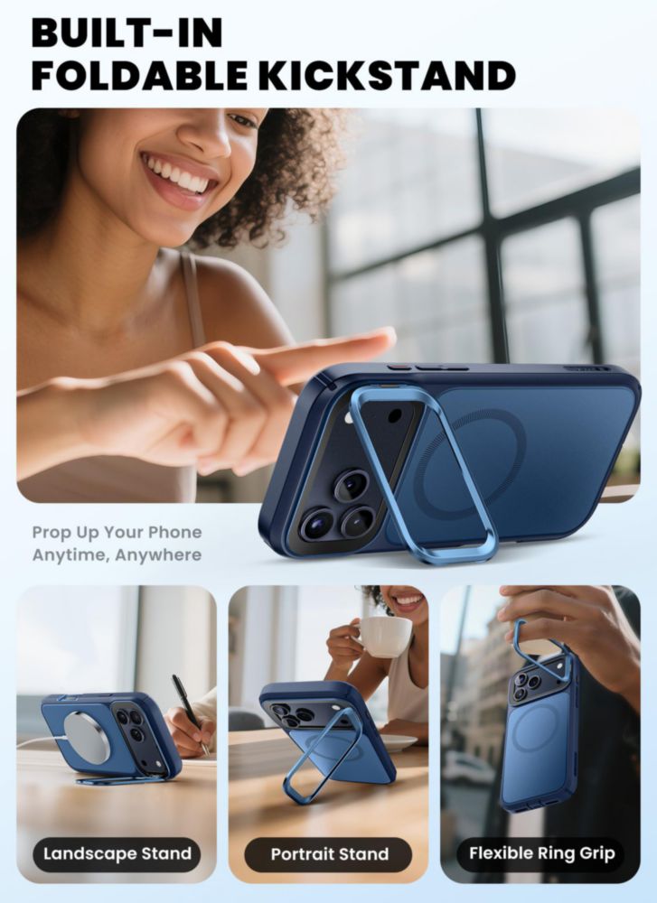 Funda i-Blason iPhone 17 Pro Max MagSafe Azul
