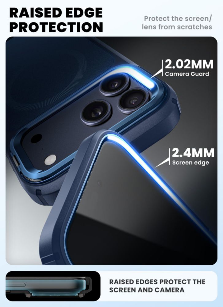 Funda i-Blason iPhone 17 Pro Max MagSafe Azul