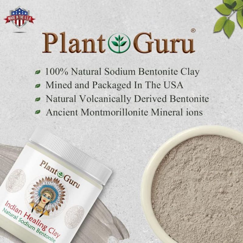 Mascarilla de Arcilla Plant Guru 68 kg Curación Natural India