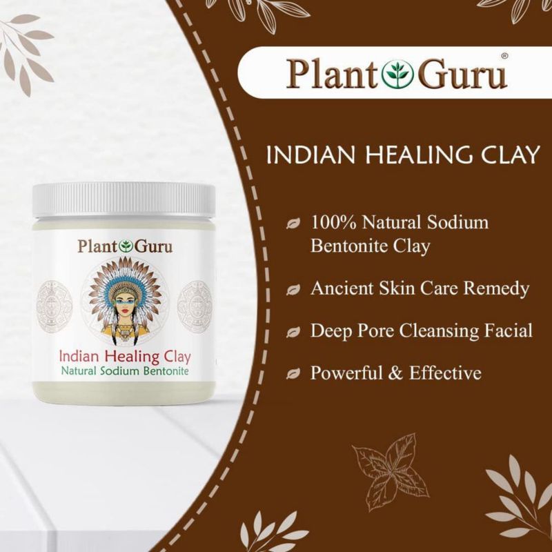 Mascarilla de Arcilla Plant Guru 68 kg Curación Natural India