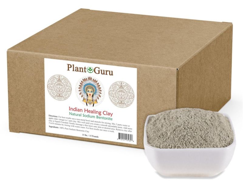 Mascarilla de Arcilla Plant Guru 68 kg Curación Natural India