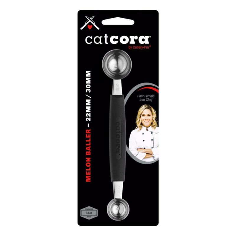 Cuchara sacabolas para melón CAT CORA 22/30 mm Acero inoxidable