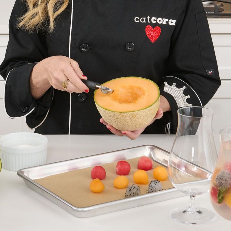 Cuchara sacabolas para melón CAT CORA 22/30 mm Acero inoxidable