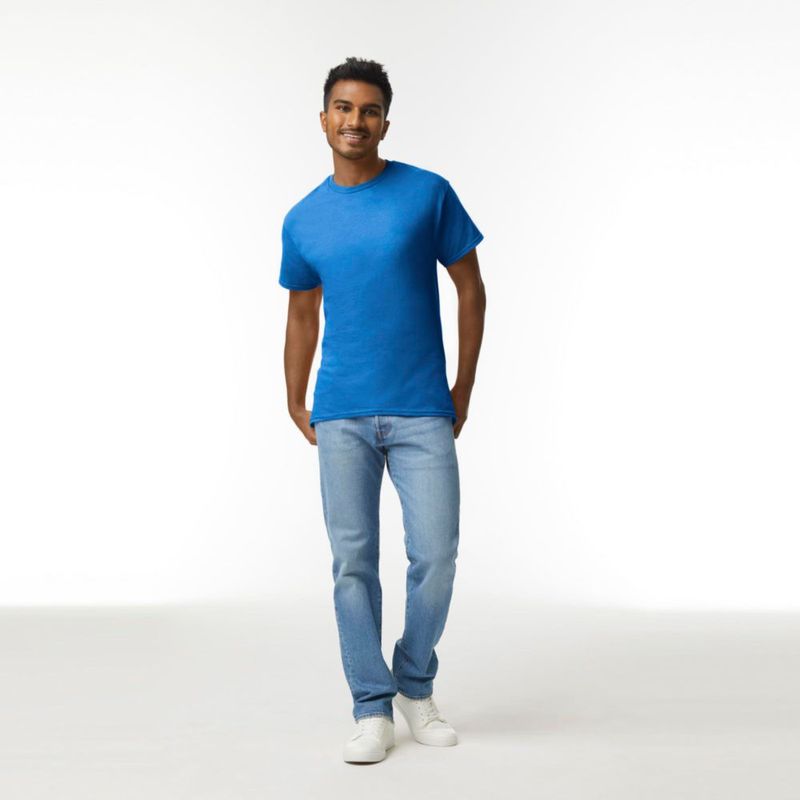 Camiseta Gildan G2000 Azul Royal 2 Unidades Talla 5XL