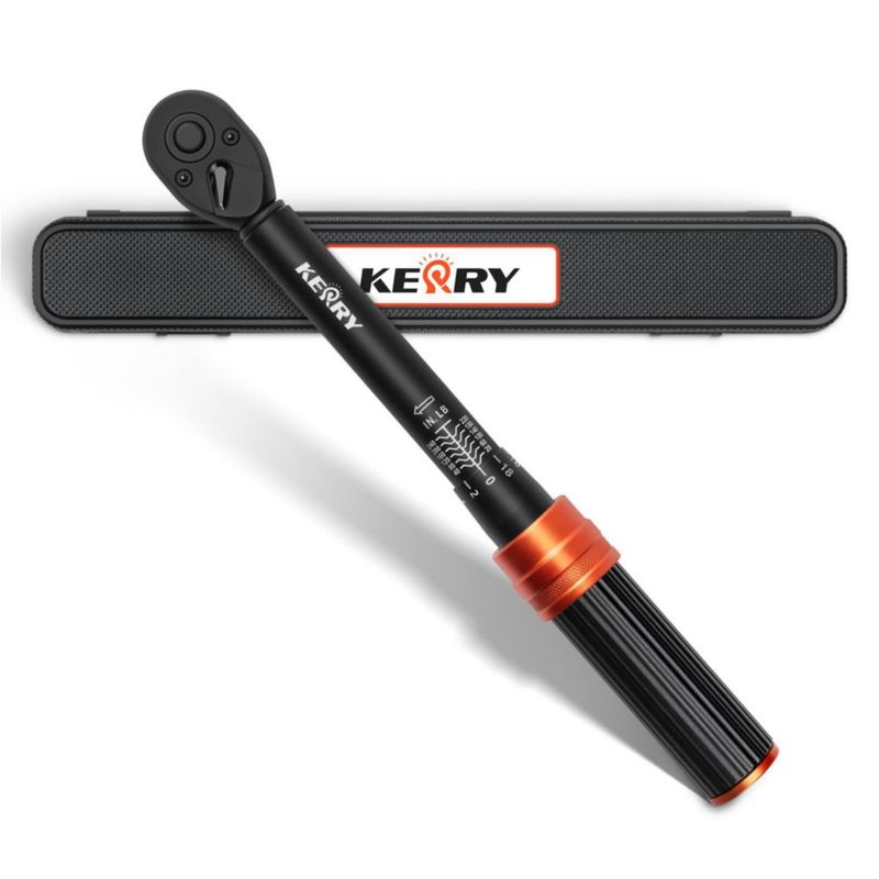 Llave de torsión Kerry 2.3‑27.1 Nm accionamiento 1/4" con clic
