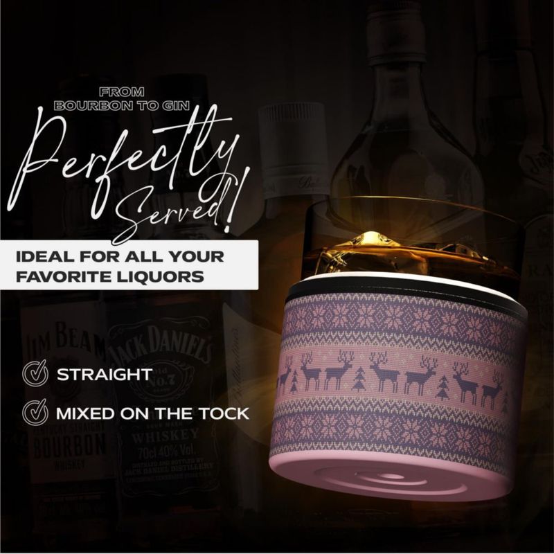 Vaso de whisky asobu 300 ml con funda aislante