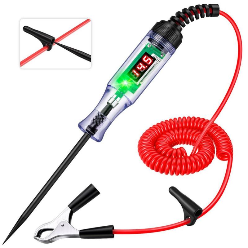 Probador de Circuitos FEAOXYO 5‑90 V Digital LED Voltímetro