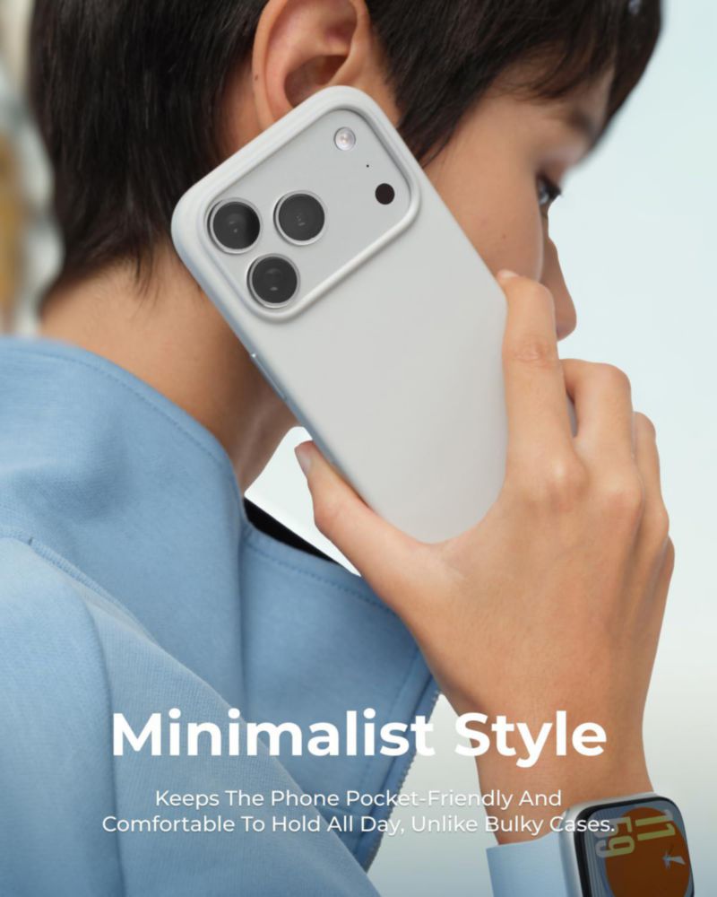 Funda MOFT MOVAS Snap de cuero vegano para iPhone 17 Pro