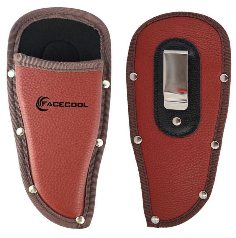 Funda para herramientas Facecool de cuero PU con presilla de cinturón para alicates
