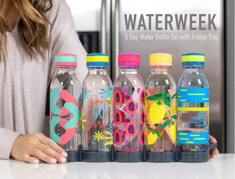 Botella de Agua REDUCE 420 ml Pack de 5 Libre de BPA