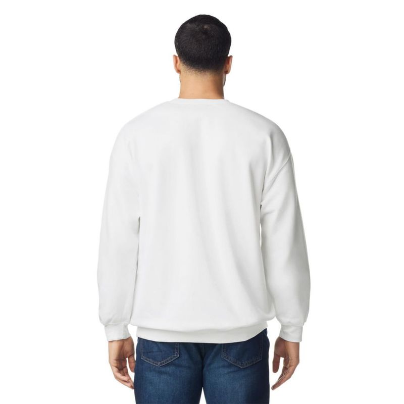 Sudadera Gildan GSF000 Blanca Talla Grande