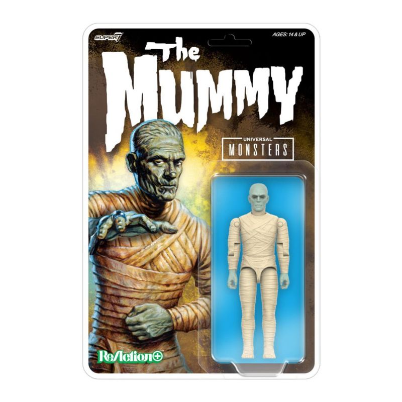 Figura de acción Super7 The Mummy Reaction+ 375 "