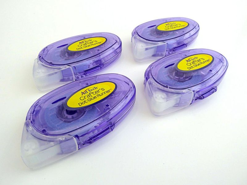 Cinta de Pegamento AdTech Morado Pack de 12