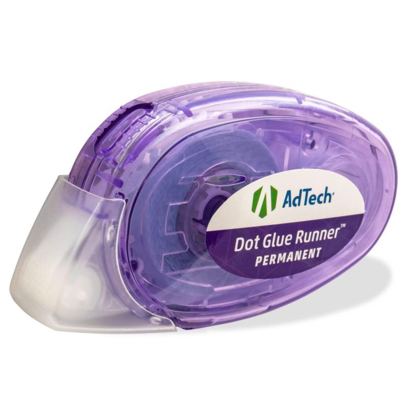 Cinta de Pegamento AdTech Morado Pack de 12