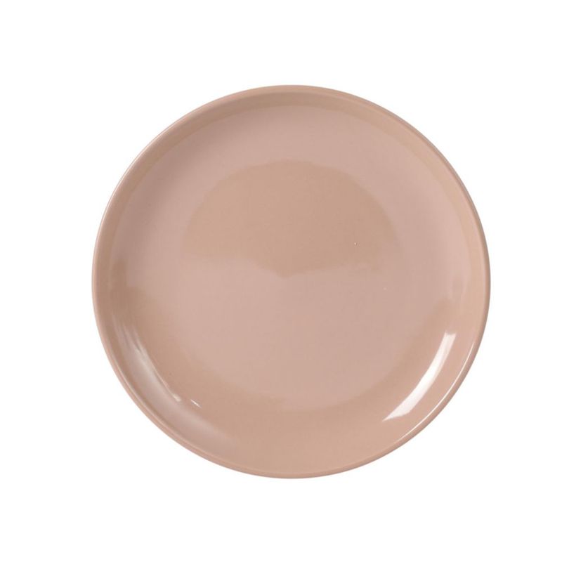 Juego de vajilla Gibson Home de 12 piezas rosa apto para lavavajillas