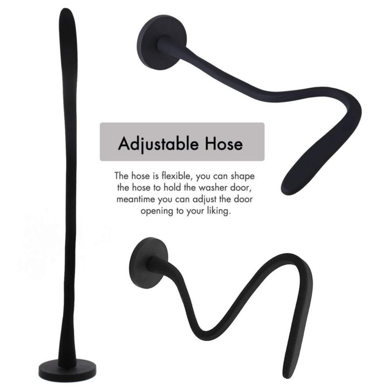 Soporte Magnético Flexible Negro Redondo para Lavadora – Spedtees