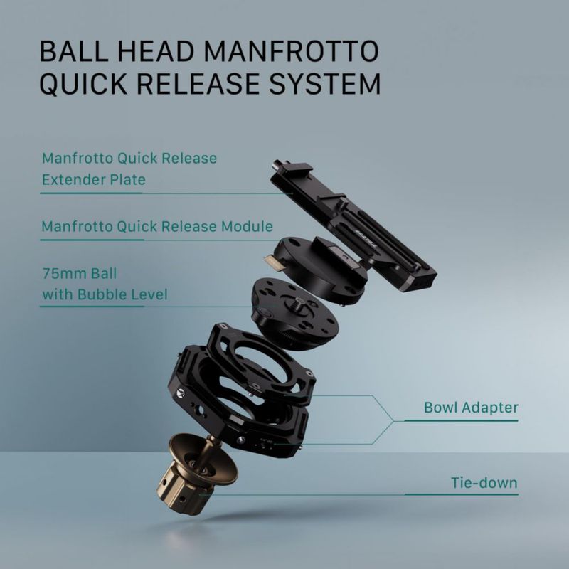 Soporte Articulado para Auto Tilta Hydra – Capacidad Total 44 lb (20 kg)
