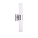 Luminaria de Baño Livex 46 cm Cromo 2 Luces