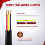 Arnés de cableado Nilight 3 m 16 AWG 3 hilos (2 unidades)
