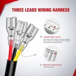 Arnés de cableado Nilight 3 m 16 AWG 3 hilos (2 unidades)