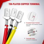 Arnés de cableado Nilight 3 m 16 AWG 3 hilos (2 unidades)