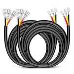 Arnés de cableado Nilight 3 m 16 AWG 3 hilos (2 unidades)