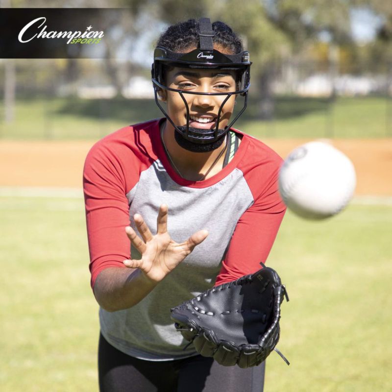 Máscara facial Champion Sports para adultos azul ajustable