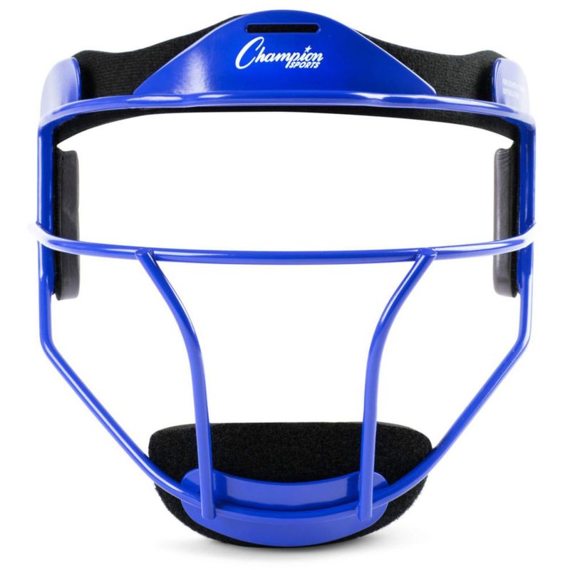 Máscara facial Champion Sports para adultos azul ajustable