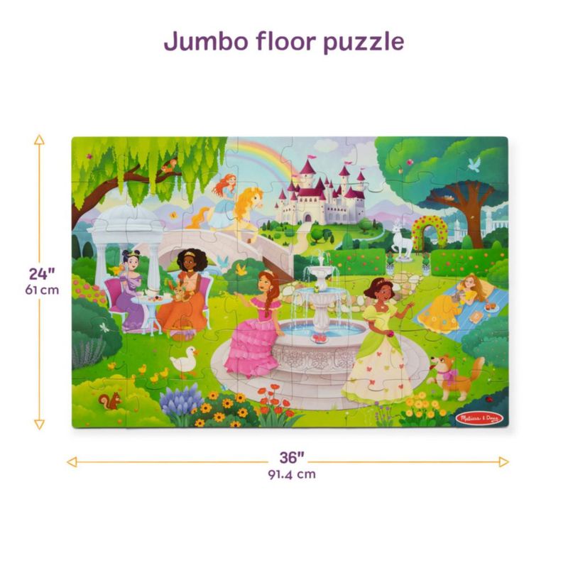 Rompecabezas de Piso Jumbo Melissa & Doug 48 Piezas Cuento de Hadas