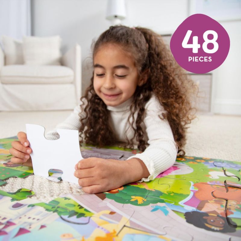 Rompecabezas de Piso Jumbo Melissa & Doug 48 Piezas Cuento de Hadas