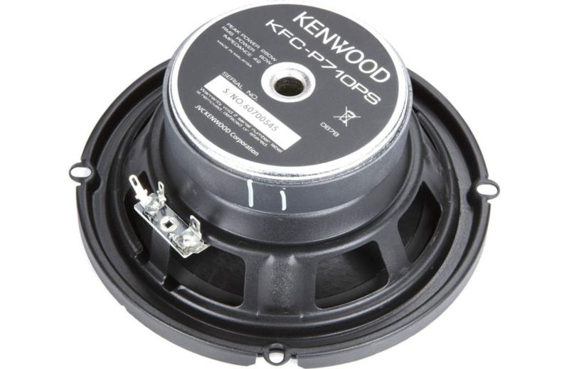 Altavoces componentes Kenwood KFC-P710PS de 280 W con rendimiento de 6.5 pulgadas