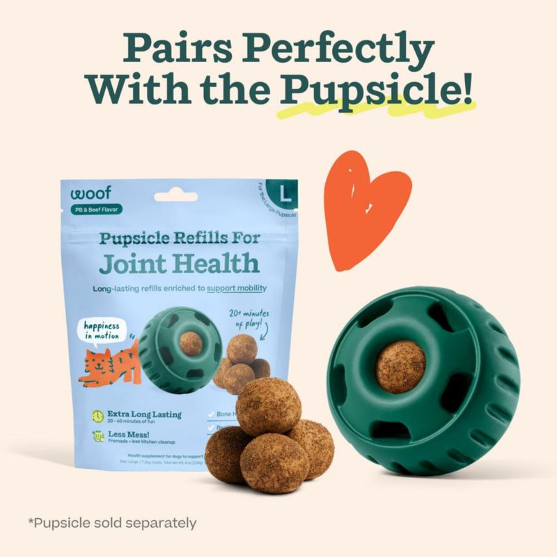 Suplemento para perros WOOF Pops de articulaciones – Recarga pequeña