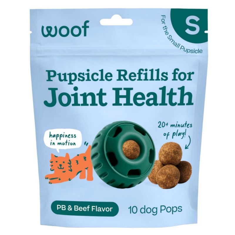Suplemento para perros WOOF Pops de articulaciones – Recarga pequeña
