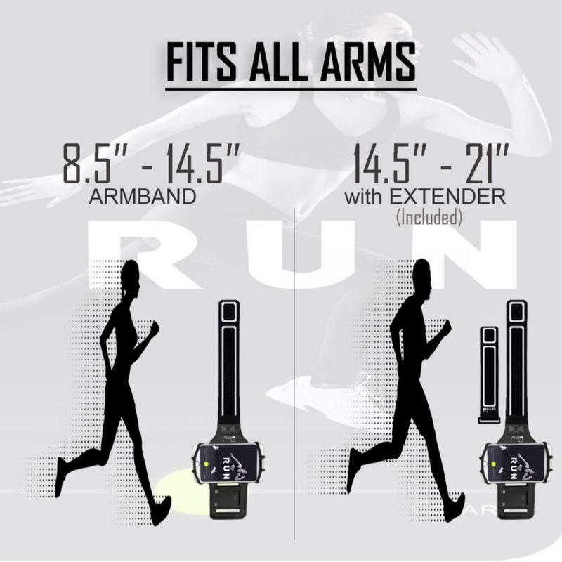 Banda para el brazo universal RevereSport para iPhone 8‑21 cm