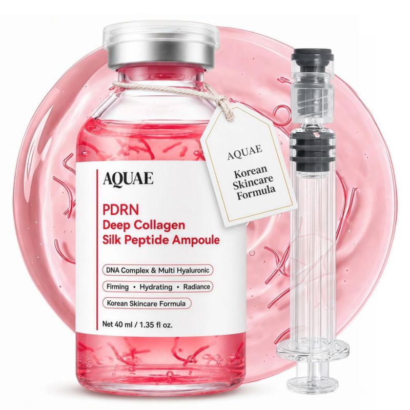 Suero Aquae PDRN Péptido Rosa 40 ml Complejo de Colágeno