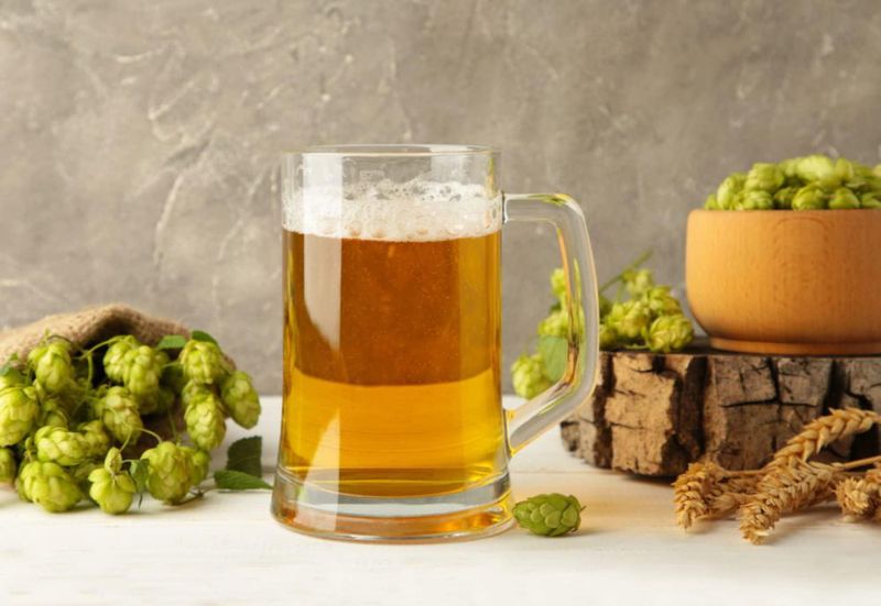 Jarras de Cerveza KooK juego de 4 de 385 ml transparentes con asa