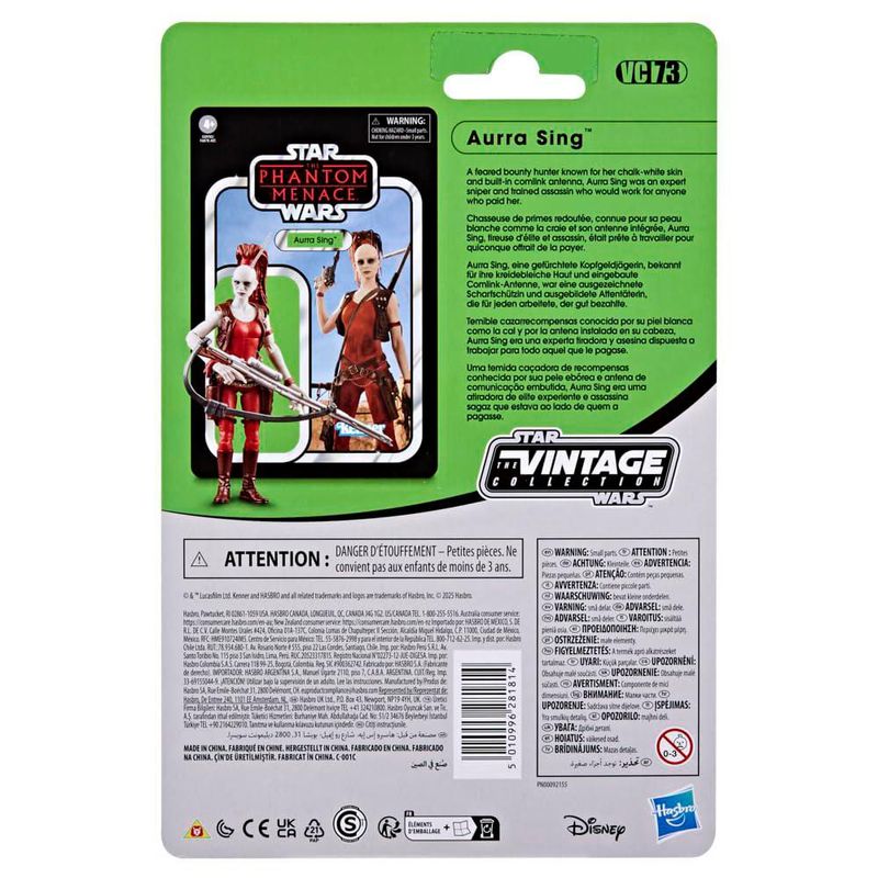 Figura de acción STAR WARS The Vintage Collection Aurra Sing