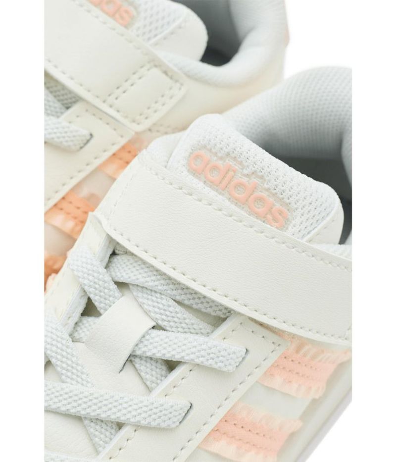 Zapatillas adidas Grand Court 3.0 El C Blanco/Rosa suave/Goma 13