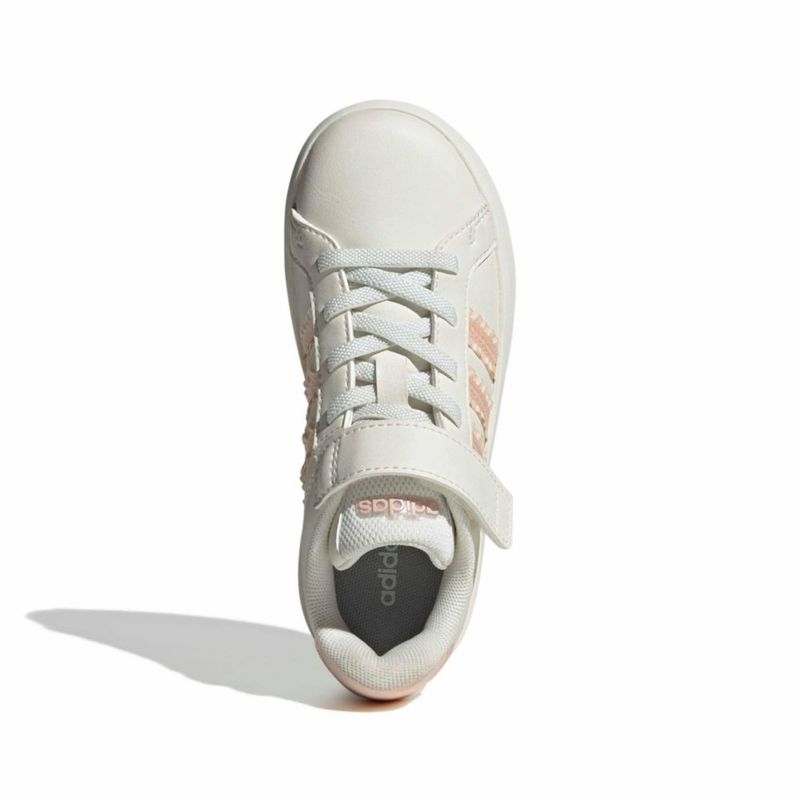 Zapatillas adidas Grand Court 3.0 El C Blanco/Rosa suave/Goma 13