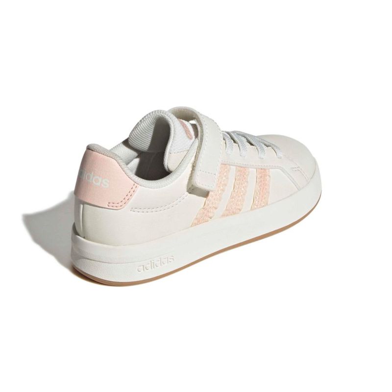Zapatillas adidas Grand Court 3.0 El C Blanco/Rosa suave/Goma 13