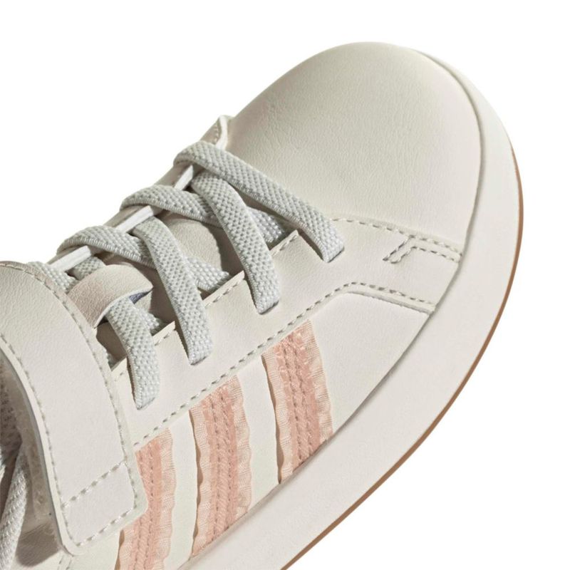 Zapatillas adidas Grand Court 3.0 El C Blanco/Rosa suave/Goma 13