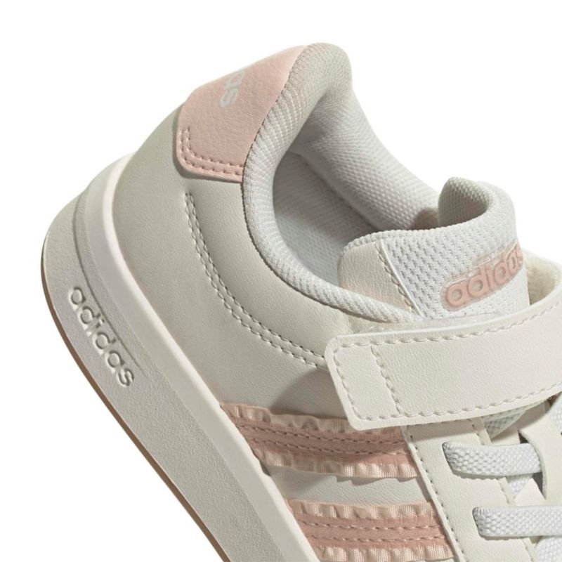 Zapatillas adidas Grand Court 3.0 El C Blanco/Rosa suave/Goma 13